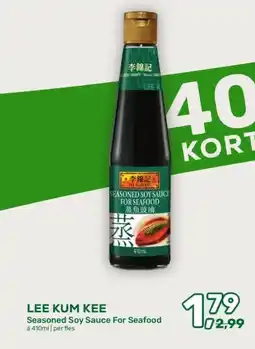Amazing Oriëntal LEE KUM KEE Seasoned Soy Sauce For Seafood aanbieding
