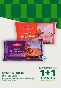 Amazing Oriëntal SPRING HOME Mini Rice Balls (Original /Sweet Potato & Taro) aanbieding