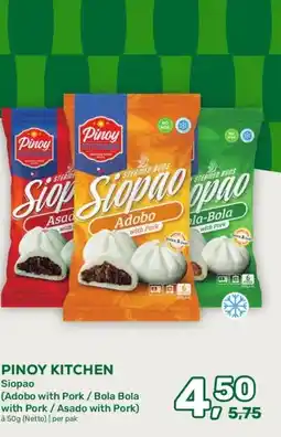 Amazing Oriëntal PINOY KITCHEN Siopao (Adobo with Pork / Bola Bola with Pork / Asado with Pork) aanbieding