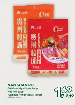 Amazing Oriëntal NAN SHAN PO Guizhou Style Sour Soup Hot Pot Base aanbieding