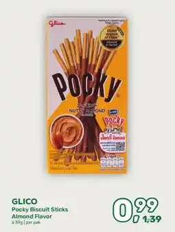 Amazing Oriëntal GLICO Pocky Biscuit Sticks Almond Flavor aanbieding