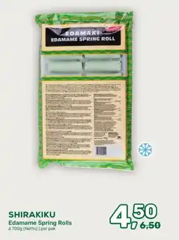 Amazing Oriëntal SHIRAKIKU Edamame Spring Rolls aanbieding