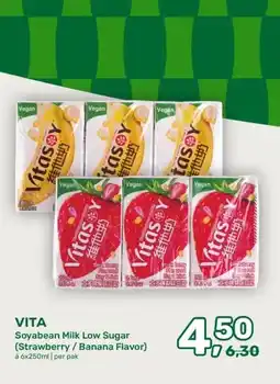 Amazing Oriëntal VITA Soyabean Milk Low Sugar aanbieding