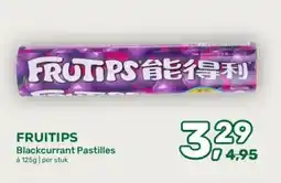 Amazing Oriëntal FRUITIPS Blackcurrant Pastilles aanbieding