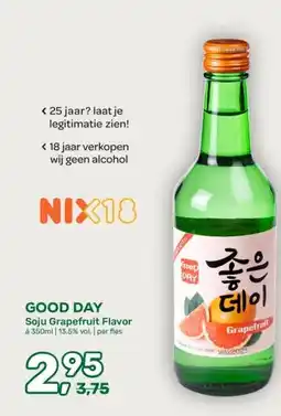 Amazing Oriëntal GOOD DAY Soju Grapefruit Flavor aanbieding