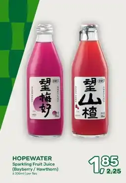 Amazing Oriëntal HOPEWATER Sparkling Fruit Juice aanbieding