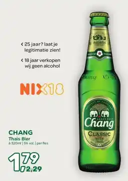 Amazing Oriëntal CHANG Thais Bier aanbieding