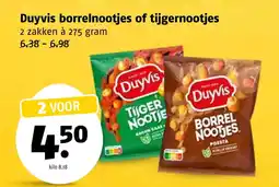 Poiesz Duyvis borrelnootjes of tijgernootjes aanbieding
