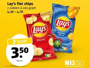 Poiesz Lay's flat chips aanbieding