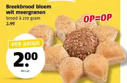 Poiesz Breekbrood bloem wit meergranen aanbieding