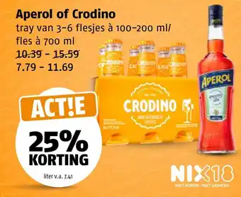 Poiesz Aperol of Crodino aanbieding