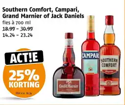 Poiesz Southern Comfort, Campari, Grand Marnier of Jack Daniels aanbieding