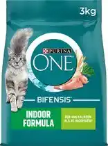 Bol.com Purina ONE Adult Indoor - Kattenvoer Droogvoer - Kalkoen - 3 kg aanbieding