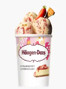 Flink Häagen-Dazs Strawberry Cheesecake 460ml aanbieding