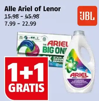 Poiesz Alle Ariel of Lenor aanbieding