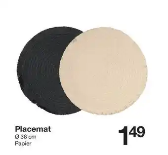 Zeeman Placemat Ø 38 cm aanbieding