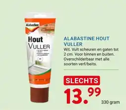 Kluswijs ALABASTINE HOUT VULLER aanbieding