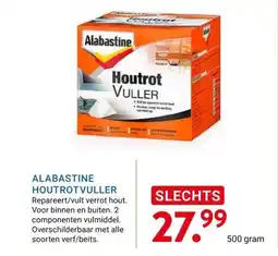 Kluswijs ALABASTINE HOUTROTVULLER aanbieding