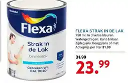 Kluswijs FLEXA STRAK IN DE LAK aanbieding