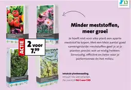 Intratuin Minder meststoffen, meer groei aanbieding