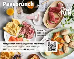 Intratuin Kom genieten van een uitgebreide paasbrunch. aanbieding