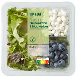 PLUS Feestelijk PLUS Salade geitenkaas blauwe bes aanbieding