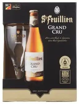 PLUS St. Feuillien Grand Cru geschenkset met glas aanbieding