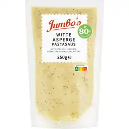 Jumbo Jumbo's Witte Asperge Pastasaus 250 g aanbieding