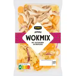 Jumbo Jumbo Japanse Wokmix met Oesterzwam en Knoflook 400 g aanbieding