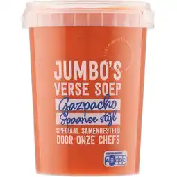 Jumbo Jumbo's Verse Soep Gazpacho Spaanse Stijl 500 g aanbieding