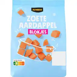 Jumbo Jumbo Zoete Aardappelblokjes 450 g aanbieding