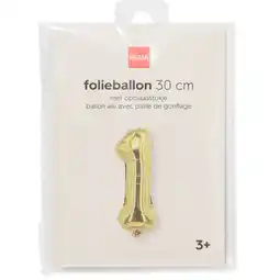 Jumbo folieballon goud 1 aanbieding