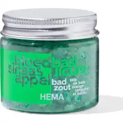 Jumbo HEMA Bloedsinaasappel Basilicum Badzout 80 g aanbieding