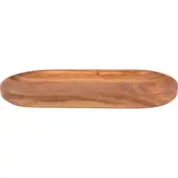 Jumbo Serveerplankje ovaal hout 31x15cm aanbieding