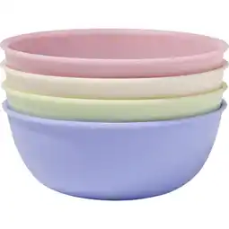 Jumbo HEMA Kunststof Schaaltjes 340 ml 4 Stuks aanbieding