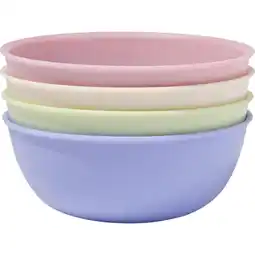 Jumbo HEMA Kunststof Schaaltjes 340 ml 4 Stuks aanbieding