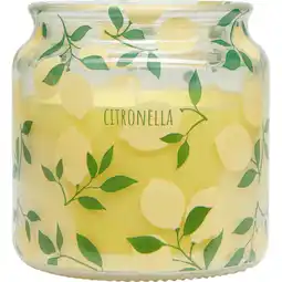 Jumbo HEMA Kaarsvaasje Citronella L aanbieding