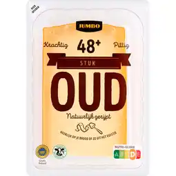 Jumbo Jumbo Kaas Oud 48+ Stuk 450 g aanbieding