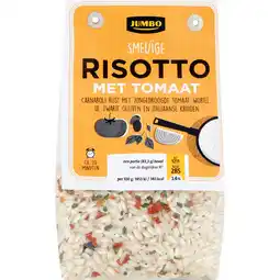 Jumbo Jumbo Smeuïge Risotto met Tomaat 250 g aanbieding