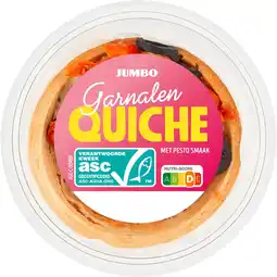 Jumbo Jumbo Mini Quiche Garnalen met Pesto Smaak 100 g aanbieding