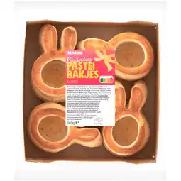 Jumbo Jumbo Bladerdeeg Paashaas Pasteibakjes 4 Stuks aanbieding