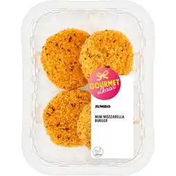 Jumbo Jumbo Gourmet Vega Mini Mozzarella Burger 120 g aanbieding