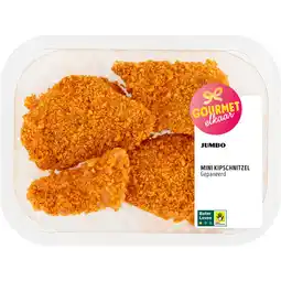 Jumbo Jumbo Gourmet Mini Kipschnitzel Gepaneerd 120 g aanbieding