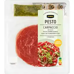 Jumbo Jumbo Carpaccio Pesto 128 g aanbieding