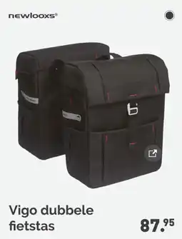 Bike Totaal Vigo dubbele fietstas aanbieding