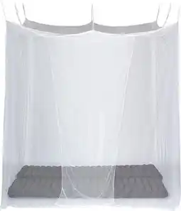 Bol.com Abbey Camp Klamboe - 2 persoons - Boxmodel - Wit - 200 x 200 cm aanbieding