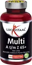 Bol.com Lucovitaal Voedingssupplementen Multi A t/m Z 65+ Tabletten Met Q10 180Tabletten aanbieding