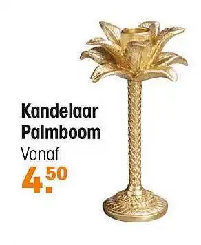 Kwantum Kandelaar palmboom aanbieding