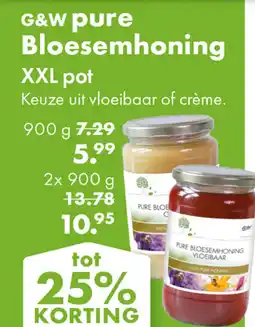 Gezond & Wel c&w pure Bloesemhoning aanbieding