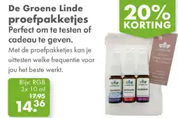 Gezond & Wel De Groene Linde
proefpakketjes aanbieding